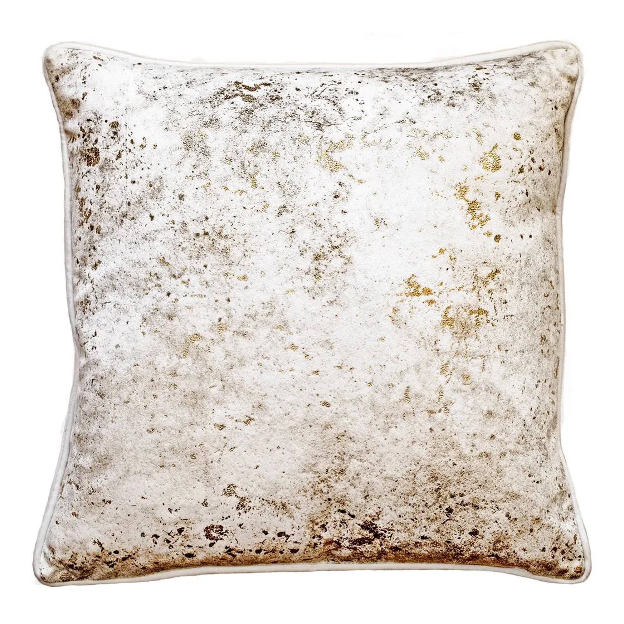 Malini Ivory Gold Shimmer Cushion