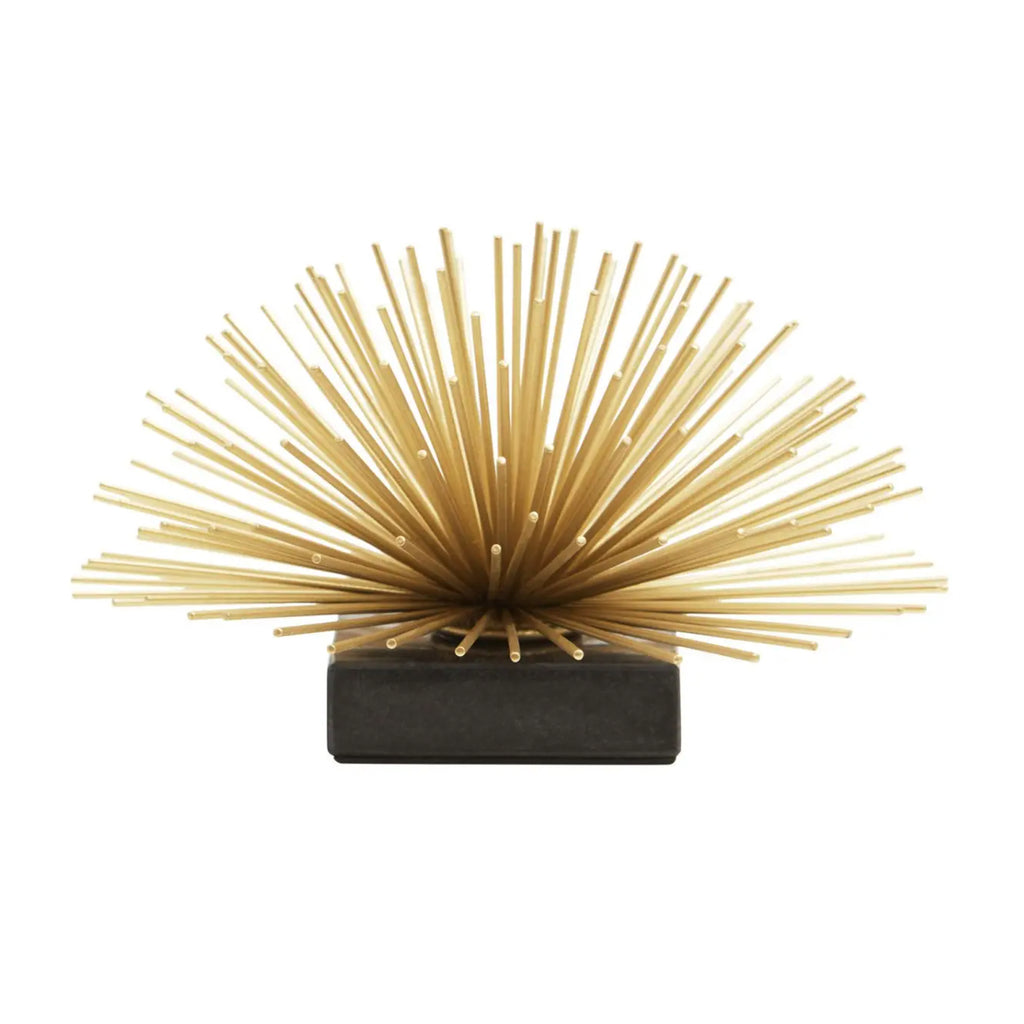 Gold & Black Marble Ornament